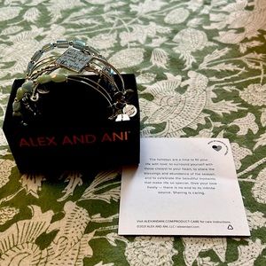 Alex and Ani bracelet, “It’s the Most Wonderful Time of Year.”